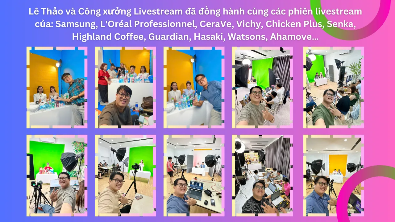 Hậu trường hệ thống phòng livestream D.Studio