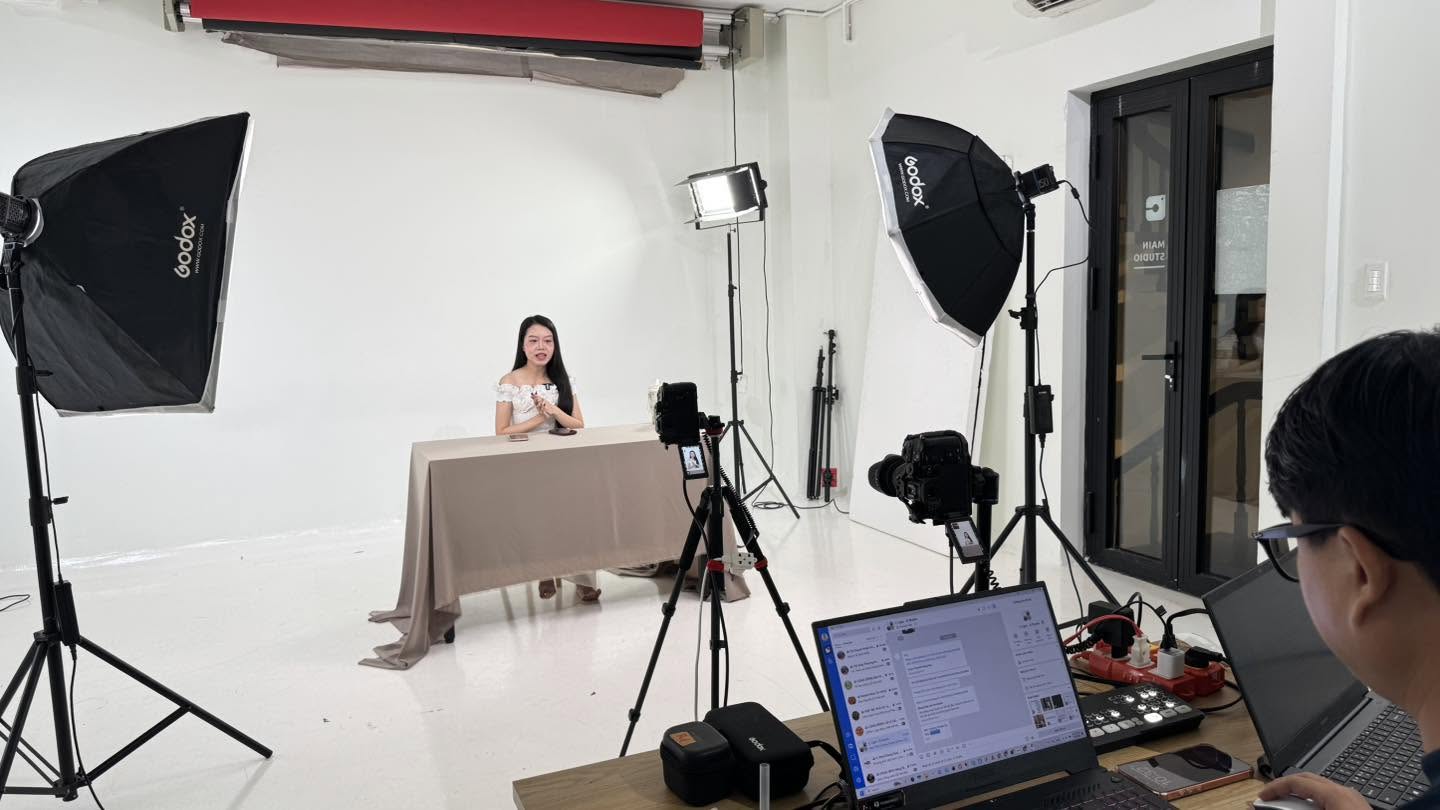 Không gian cho thuê studio tại TP.HCM của D.Studio Live Hub